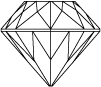 heart brilliant cut 63 facets side view