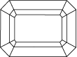 Emerald cut (Top view)