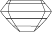 Emerald cut (Side view)