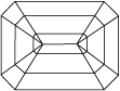 Emerald cut (Bottom view)