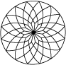 Net cut 161 facets (bottom view)