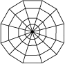 Trap brilliant cut (bottom view)