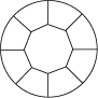 Single cut (Top view)