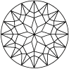 NEEDLE BRILLIANT CUT (top view)