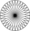 NEEDLE BRILLIANT CUT (bottom view)