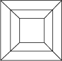 SQUARE CUT (top view)