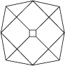 ENGLISH SQUARE -CUT BRILLIANT (bottom view)