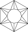 SIXSIDE STAR CUT 37 FACETS (top view)