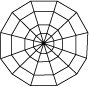 ROUND STEP CUT (top view)