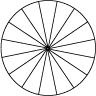 DANDELION CUT 28 FACETS (top view)
