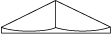 THREE-FACET ROSE CUT (side view)