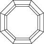 TABLE BRILLIANT CUT 34 FACETS (top view)
