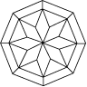 CROSS ROSE CUT (top view)